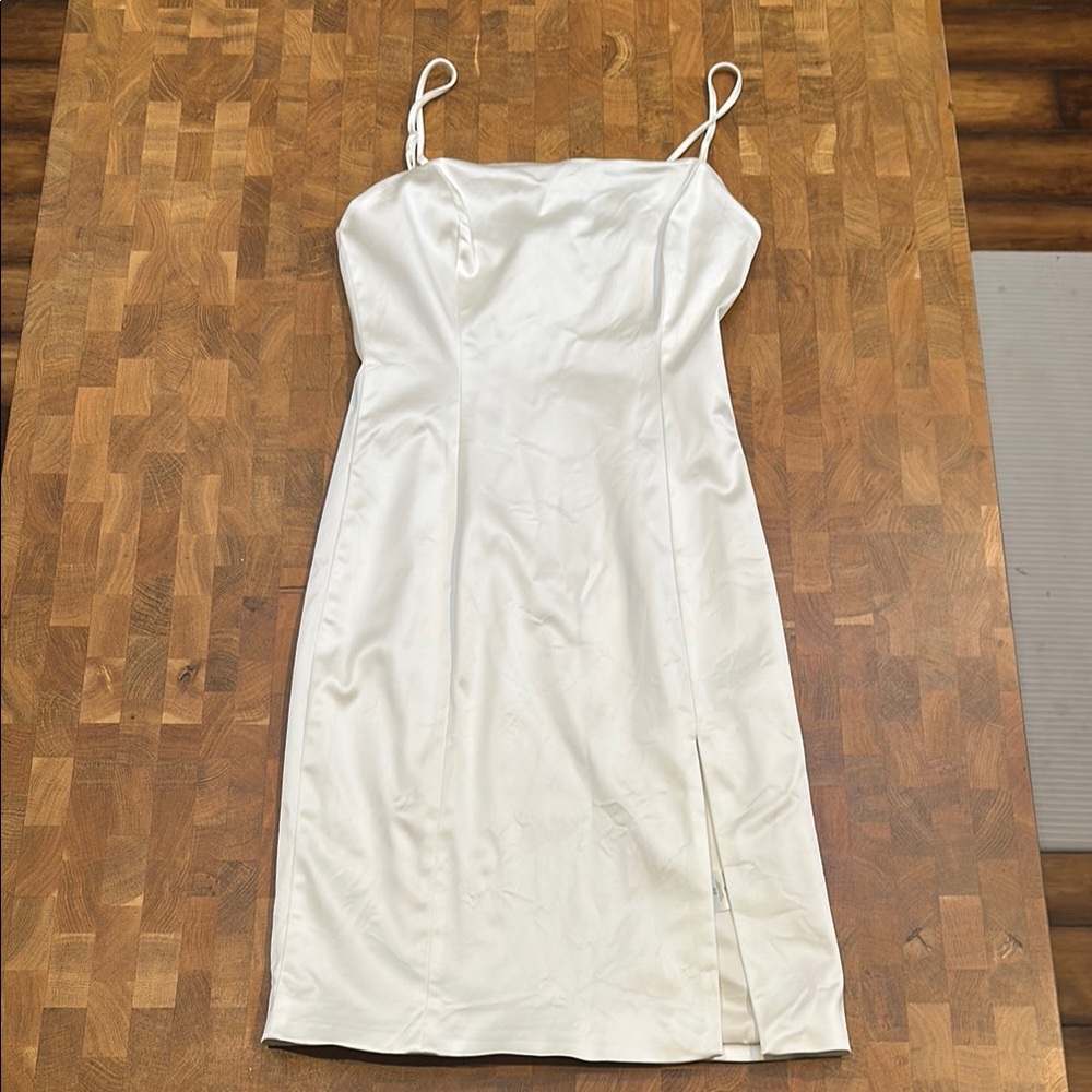 Sunday Best Shimmer Satin Knee Dress size 4